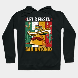 Vintage San Antonio Party Cinco De Mayo Texas Party Hoodie